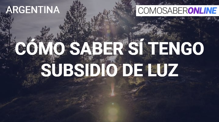 ¿Cómo saber si eres beneficiario del subsidio de luz?-2